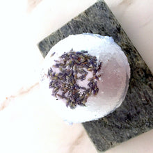 Organic Bath Bomb Calm Bomb- TWO SIZES lavender and chamomile bath