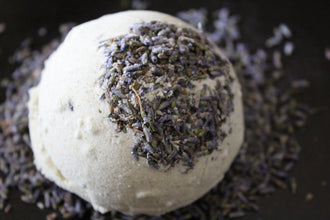 Organic Bath Bomb Calm Bomb- TWO SIZES lavender and chamomile bath